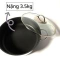Nồi Chảo Đa Năng WMF 3in1, Đường Kính 28cm, Chất Liệu Thép Không Gỉ, Dùng Cho Mọi Loại Bếp, Nhập Đức. 