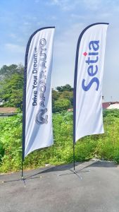 Feather Flag | Beach Flag | Wind Flag | Sand Flag - Cross Base + Water Bag