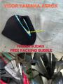 FREE PACKING BUBBLE ! VISOR AEROX WINSHIELD YAMAHA ALL AEROX 155 NEW OLD ORIGINAL KACA ACRILIC KACA ANGIN MOTOR DEPAN YAMAHA AEROX 155 BARU  PELINDUNG BATOK MOTOR AEROX LAMA CUTTINGAN LASER PRESISI. 