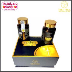 [Chính hãng] VIÊN BỔ THẬN BANIKHA Đông Trùng Hạ Thảo Thiên Phúc (30 viên x 2 lọ)/hộp