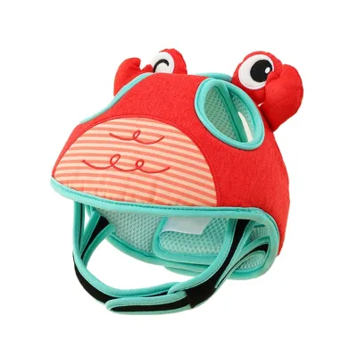 Cartoon Baby Head Protection Helmet Hat Kids Walking Running Protective Bonnet Adjustable Anti-Collision Children Safety Hat