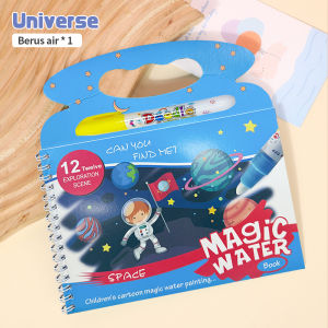 Bevavar Magic Water Painting Book Buku Gambar Pen Air Buku Ajaib Belajar Mewarnai Edukasi Anak