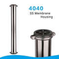 Stainless Steel Membrane Vessel Housing PVC End Cap 4040 Seam/Seamless. 