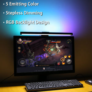 Stepless Dimming Led Desk Lamp For Computer Monitor Light Bar USB Reading Light PC Monitor Lamp Backlight Screenbar Light Office