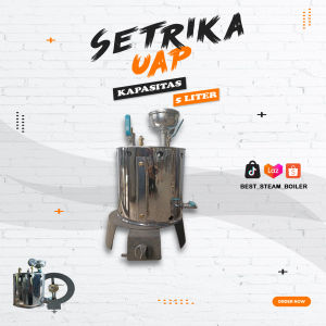 SETRIKA UAP BOILER KAPASITAS 5 LITER !!!