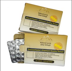 Premium Pure Shilajit Tablets (60 tablets)