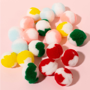 Đồ chơi banh bông cho Chó Mèo nhiều màu sắc vui nhộn (mẫu mới) - Hara Pet Store