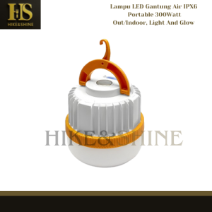 Lampu Senter Emergency Gantung LED USB Recharge Portable 300W