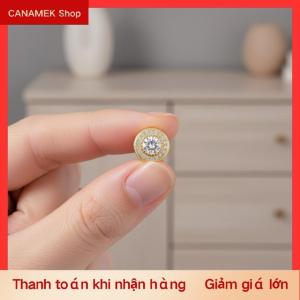 CS Sang trọng hình học Zircon Stud Bông tai cho phụ nữ vòng siêu Gleaming đồ trang sức trang trí cho các nghi lễ