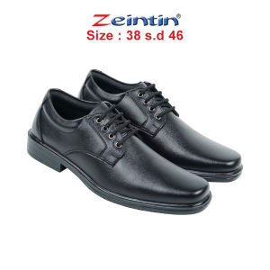 Zeintin - Sepatu Pantofel Pria Zeintin BJ 2205 Hitam Bahan Kulit Sintetis Sepatu Formal Kasual BJ