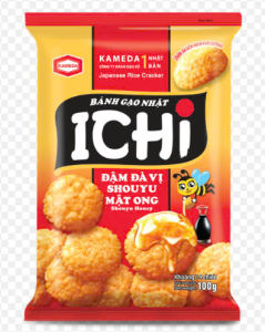 Bánh gạo Ichi vị Shouyu mật ong 100g & 180g