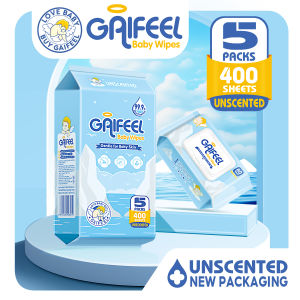 GAIFEEL Baby Wipes Wet Wipes for Baby 80pcs x 5 Packs(400pcs)