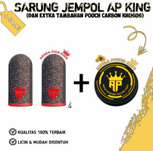 COD Pket Bedak Geming + Sarung jempol gaming APKING bsuper responsip berbahan carbon