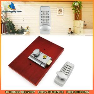 Vktech Weatherproof Mechanical Digital Door Lock with Keypad and Key Backup for Commercial and Residential Doors