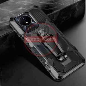 Casing HP Untuk Vivo Y02/Y02T 2022 Hard Case Kick stand Armor Belt Clip Terbaru