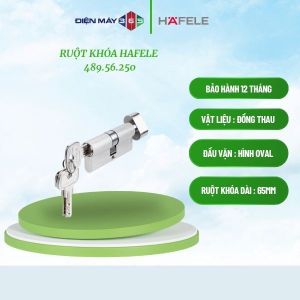 Hafele Ruột Khóa 489.56.250 – 1 Đầu Chìa 1 Đầu Vặn – Đồng Thau Cao Cấp – Dễ Lắp Đặt – Chính Hãng - Bảo hành 12 tháng - STM