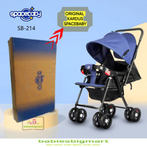 Stroller Spacebaby SB 214 Kereta Dorong Bolak Balik Original Kardus Bawaan Pabrik