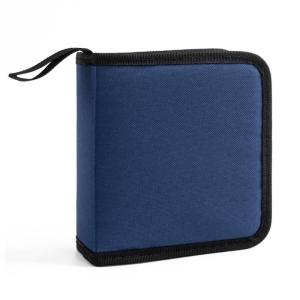 Oxford Fabric Car CDs Holder Case Bag 40-Pocket Disc Storage Solution Keeps CDs Safe and Organized for Music Lovers