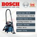 SYK BOSCH GAS 11-21 Wet and Dry Vacuum Cleaner Heavy Duty Wet Vacuum Vakum Cleaner Home Appliances - 060197A006. 