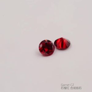 0.8-2.75mm5A  Wuzhou Gemstone Round Colored Zircon Artificial Gemstone Cubic Zirconia   Loose gemstones for jewelry 2026