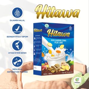 Susu Kambing Hitawa Original Rasa Jahe Plus Temulawak Suplemen Kesehatan Tulang Dan Sendi