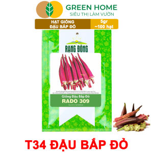 Hạt Giống Đậu Bắp Đỏ GreenHome Gói 5g~100 hạt Dễ Trồng Quanh Năm Nảy Mầm Cao Thu Hoạch Nhanh T34