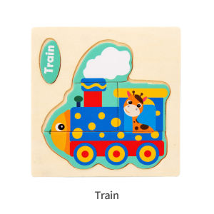 BabyShine Mainan puzzle kayu anak hewan kartun/Mainan Edukasi anak bayi / wooden puzzle