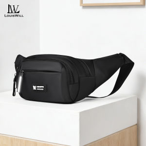 LouisWill Fashion Chest Bag Waist Bag Waterproof Sports Bag Large Capacity Outdoor Running Bag Casual Bag Cross Body Bag Fitness Bag Phone Bag Travel Bag Business Bag