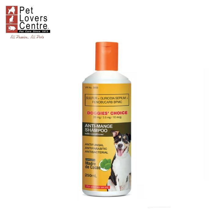 Doggies Choice Dog Shampoo Anti Mange 250ml Veterinary Use Dog