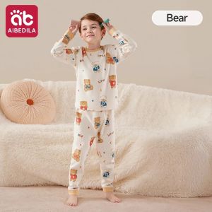 Baby Girl/Boys 2-Piece Long Sleeve and Pants Cotton Pajama Set Skin-friendly Comfortable Warmth Childrens Home Clothing 2026