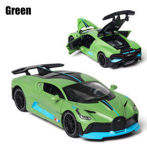 1/32 Scale Bugatti Divo Super Car Alloy Diecast Model Toy Car Sound & Light