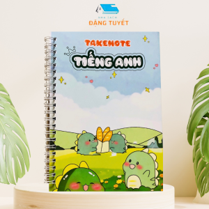 Sổ tay Takenote Tiếng Anh tổng hợp chung từ 2-12 - Khổ giấy lớn (loại 𝗔𝟱)