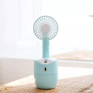 UNI BAVIN DF217 Portable Mini Humidifier Fan Desktop Detachable Rotary Mist Spray Fan Up Down 180° Supply Wind 90 Degree Rotation
