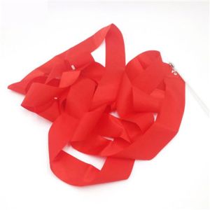 LINSBAYWU Training Sports Gymnastic Art Twirling Rod Professional Props Dance Stick Ballet Streamer Gymnastics Ribbons 4M