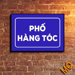 30 Mẫu Biển Đường Phố Trang Trí Siêu Đẹp Cho Các Chủ Shop - Phố Hàng Tóc Minh Quang Decor-mq tranh có khung viền nhỏ hiện đại