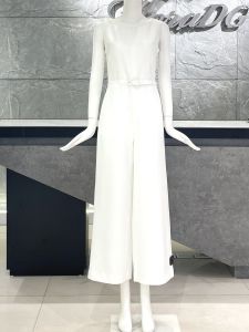 Jumpsuit HeraDG thiết kế kiểu dáng tay sát nách cổ thuyền phối viền độc đáo chất tuytsi cao cấp SJSBE2001