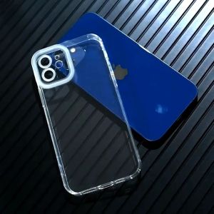 CLEAR DOUBLE PROTECTION CAMERA Case ini lebih Spesial ya Karna Camera Nya DOUBLE PROTECTION Super Aman ya . Dan juga gk perlu beli” Lensa Tambahan lagi Sangat irit juga lho. Kelebihannya - Material TPU+PC Premium Crystal Super Clear Hd - DOUBLE CAM