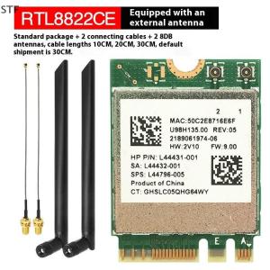 STF 1เซ็ต2.4กิกะเฮิร์ตซ์ที่รองรับ WiFi การ์ดเชื่อมต่อ IPX RTL8822CE Dual-Band 802.11ac 1200Mbps M2 WiFi CARD