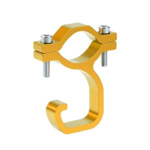 MIRELINA 1Pcs Gia công CNC Móc treo xe đạp Anốt hóa Hợp  nhôm Móc treo xe đạp điện  Móc đôi Móc treo xe máy dành cho xe máy điện
