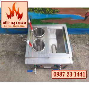 Bếp trụng mỳ 2 họng có khoang nước dùng_điều chỉnh nhiệt độ