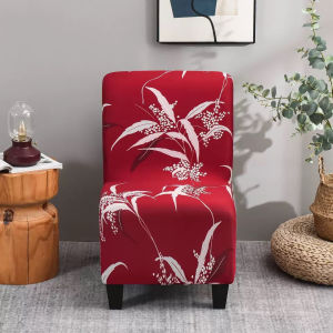 Armless Sofa Cover Single Sofa Cover 1 Seater Armless Sofa Cover Small Sofa Cover Stretch Accent Chair Slipcover Armless Chair Cover Without Armrest Sofa Cover