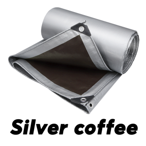 ผ้าใบกันแดดฝน ผ้าใบกันน้ำ ผ้าใบกันฝน ผ้าใบพลาสติกPE ขนาด 2x3 เมตร (มีตาไก่) กันแดด กันน้ำ ผ้าใบพลาสติกเอนกประสงค์ ผ้าใบกันน้ำหนาสองด้าน ผ้าคลุมรถ