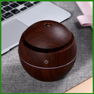 Wood Grain Mushroom Air Humidifier Essential Oil Diffuser Home Office Air Purifier Aroma Diffuser