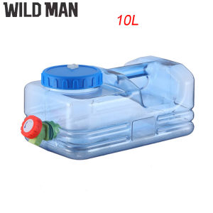 (Ready) Outdoor Water Barrel Bucket Portable Picnic Water Tank Container w/ Faucet