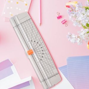 Portable Paper Trimmer A4 Size Paper Cutter Cutting Machine 12 Inch Cutting Width for Craft Paper Photo Laminated Paper