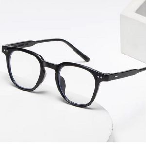 Mắt Kính Giả Cận Thời Trang Gọng Viền Dày 2 Chấm 2025 From Vừa 145mm Tròng Mika Không Độ Có 3 Màu Cho Bạn Chọn Lựa