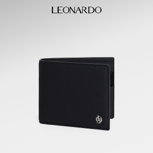 Leonardo Ví Nam Dáng Ngang Hudson Da Microfiber Phối Da Lộn Cao Cấp Tích Hợp Chống Trộm Thẻ RFID