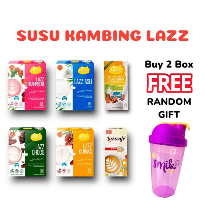 Lazz Susu Kambing Original Hq Beli 2 Kotak Free Random Gift Chat Seller 