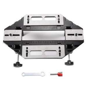 [Local Delivery]Wooden door hinge Slotter positioning hinge hole drilling tool Yoke lock protector drilling tool with Spanner under wood processing