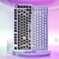 Aula leobog 75% bàn phím tùy chỉnh 81 phím trao đổi nóng Type-C Bàn phím cơ có dây đèn nền RGB Bàn phím chơi game (hi75). 